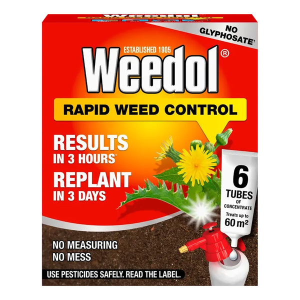 Weedol Rapid Weed Control Concentrate Tubes - DeWaldens Garden Centre