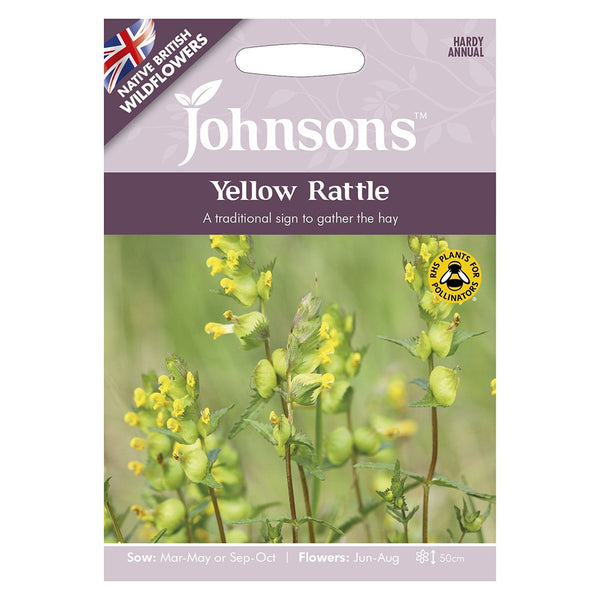 Johnsons Yellow Rattle Seeds - DeWaldens Garden Centre